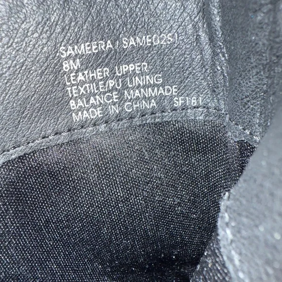 Steve Madden Sameera Black Leather Festival Platform Lug Sole Moto Boots Size 8 - Picture 14 of 15